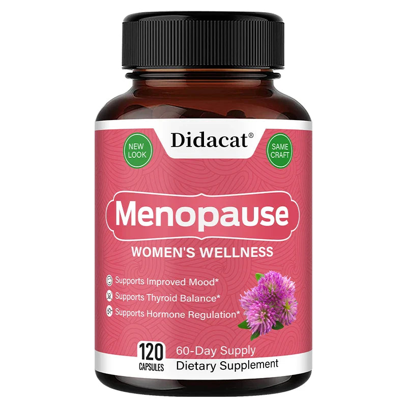 Menopause Relief Capsules - Improves Metabolism, Support Weight Management, Hot Flashes, Night Sweats Mood Supplements for Women