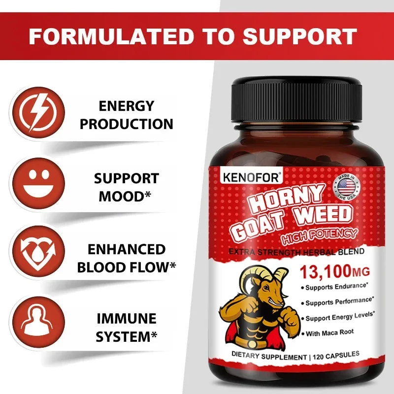 For Men and Women - 13,100 Mg Maximum Strength - Improves Sexual Performance, Endurance, Circulation, Energy and Immunity
