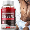 Korean Red Panax Ginseng Supplement - Enhances Endurance and Mood Balance Strong for Energy and Focus - 120 Capsules