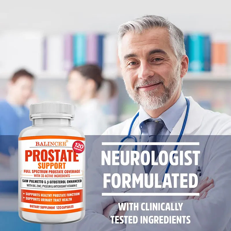 Minerals and vitamins - Helps relieve urinary frequency, bladder control, urination discomfort, prostate health
