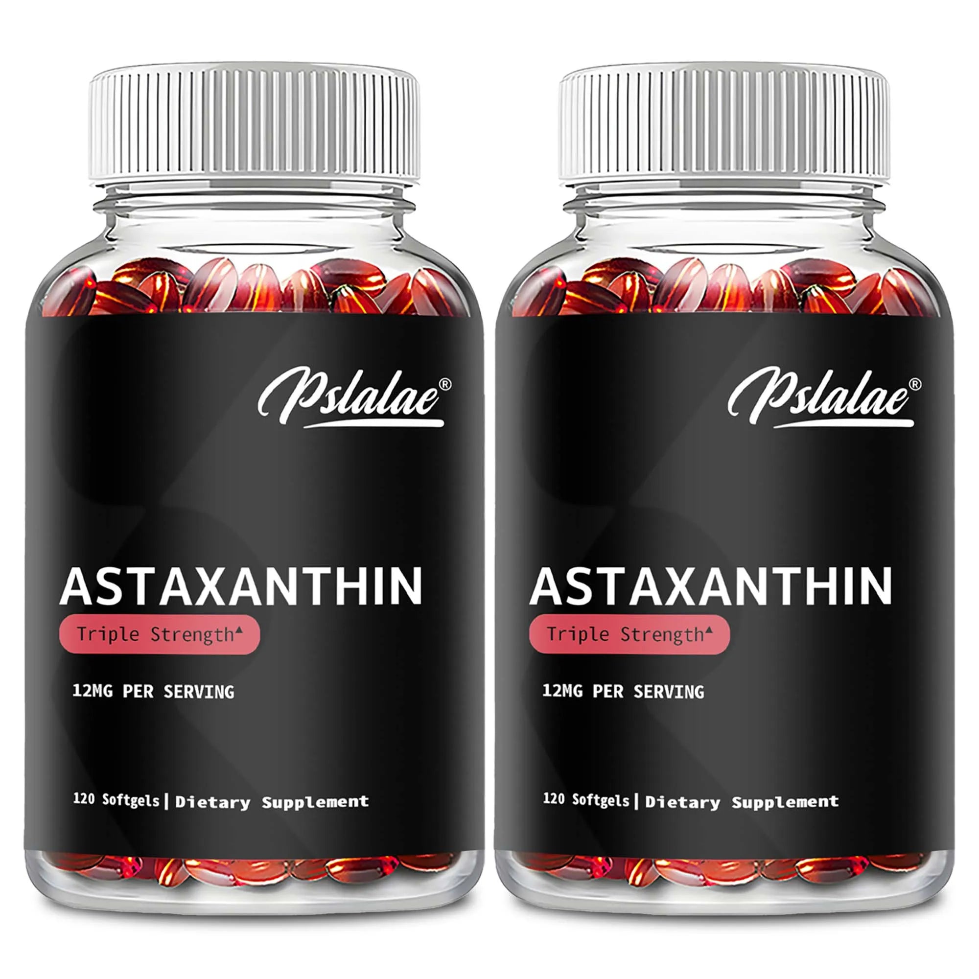 Astaxanthin - Promotes Eye, Joint, Skin and Heart Health, Improves Concentration and Memory  - 120 Capsules