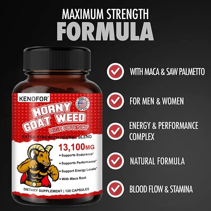 For Men and Women - 13,100 Mg Maximum Strength - Improves Sexual Performance, Endurance, Circulation, Energy and Immunity