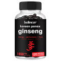 Korean Red Ginseng, Ginsenoside Extract, Energy Supplement, Supports Energy, Focus, Stamina, 120 Capsules