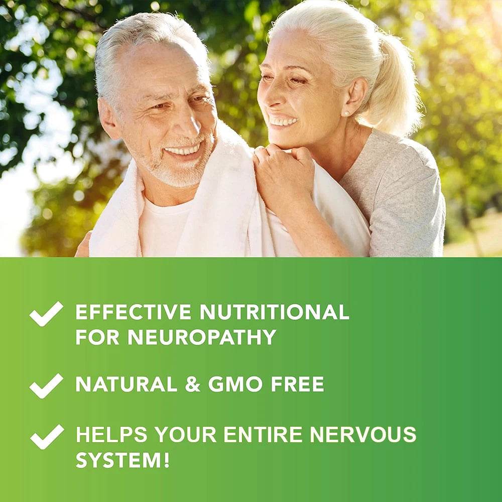 Nerve Support Supplement - Contains 600 Mg Daily Dose of Lipoic Acid for Healthy Nerve Function, Blood Flow and Circulation