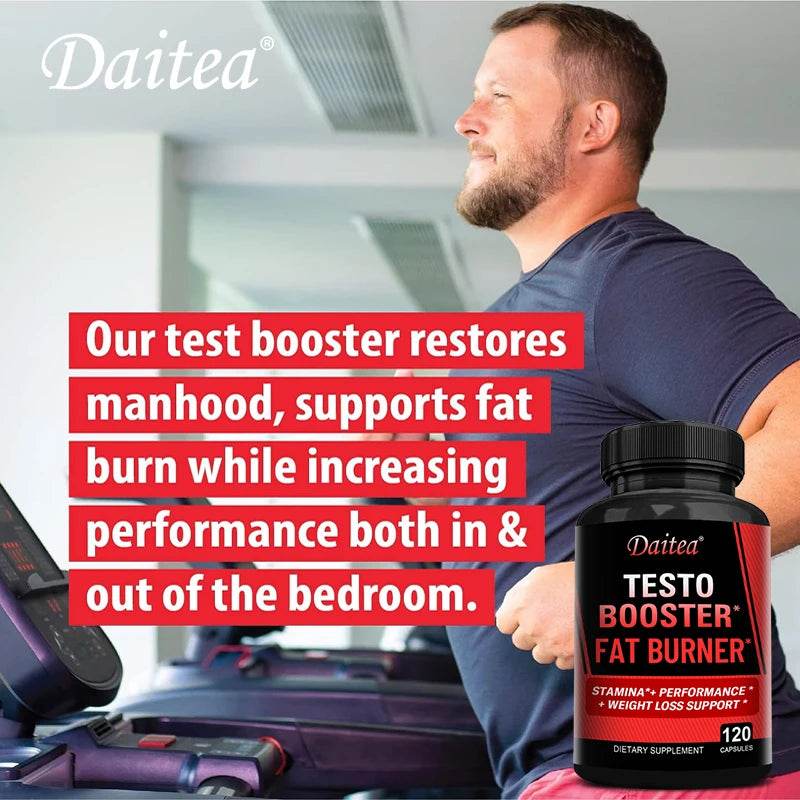 Natural Endurance and Strength Supplement for Men, Energy and Vitality, Fast Recovery, Non-GMO, Gluten-Free