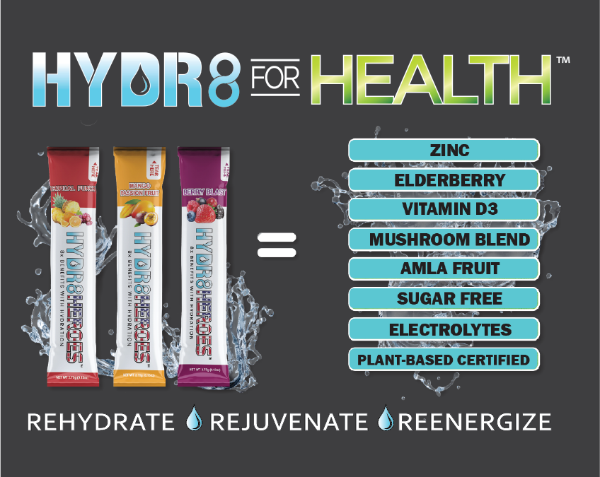 Tropical Paradise 24 Mushroom Infused Clean Hydration Powder Sticks | Energy & Focus