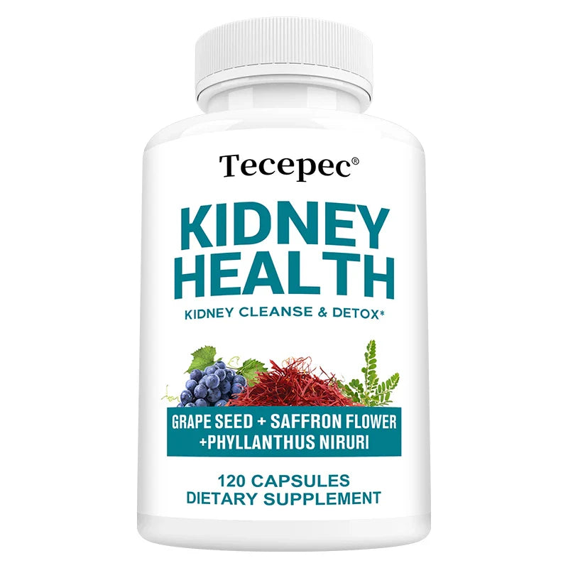 Kidney Health Support Capsules - Supports Blood Circulation and Kidney Health, Grape Seed Extract with Vitamin B6 Magnesium