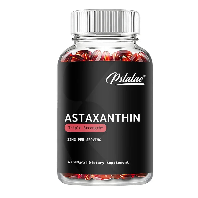 Astaxanthin - Promotes Eye, Joint, Skin and Heart Health, Improves Concentration and Memory  - 120 Capsules