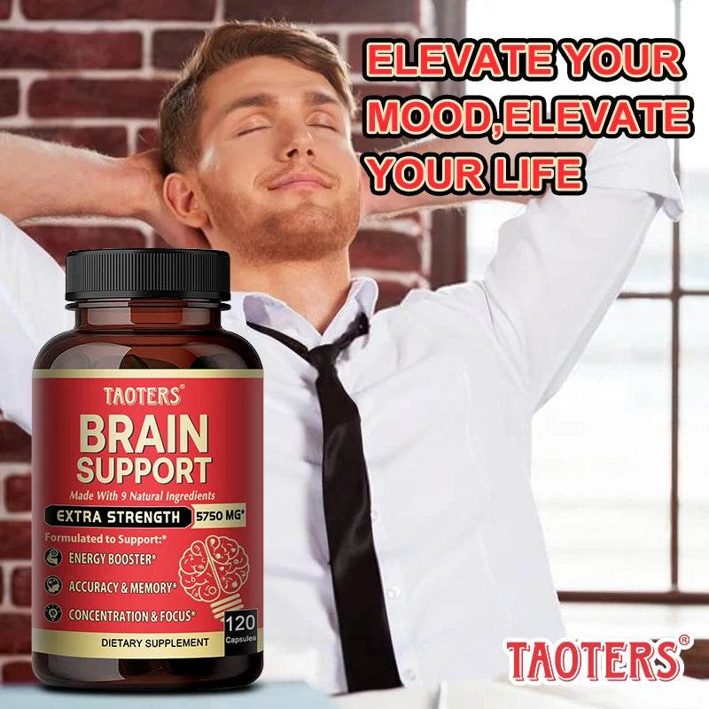 Ashwagandha Root Extract, Brain Support, Helps with Memory and Focus, Accuracy and Concentration, Energy Support.