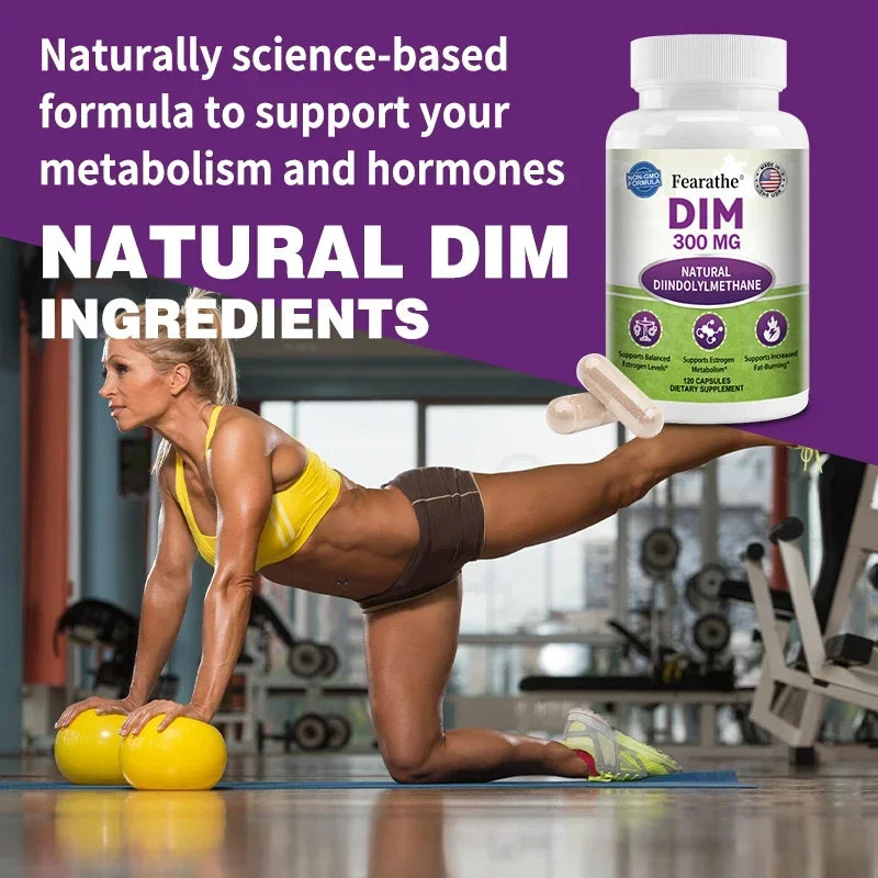 DIM Supplement for Men and Women (Diindolylmethane Estrogen Blocking Supplement, Hormonal Acne, Hormone Balance)
