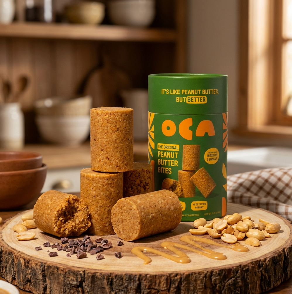 Peanut Butter Bites — 30g protein, 3 ingredients