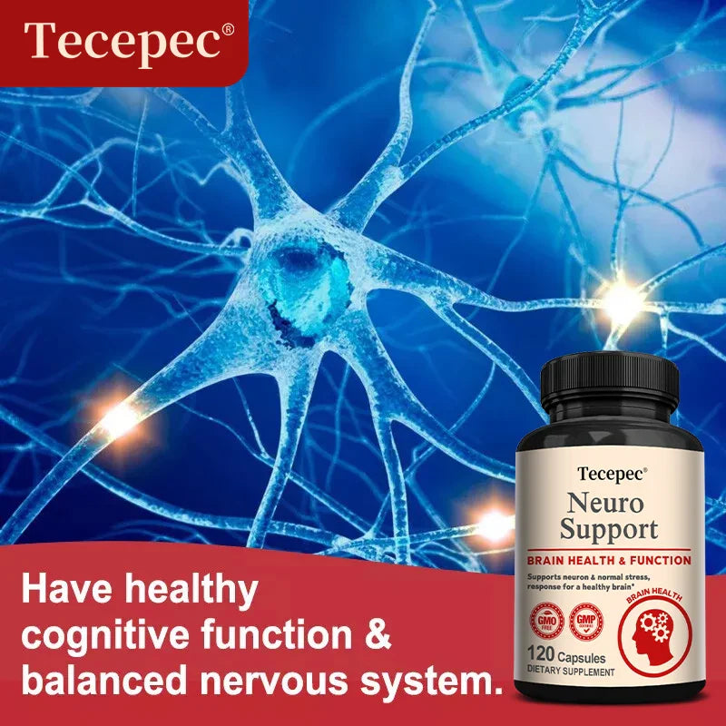 L-Carnitine, 500 mg, L-Glutamine 500 mg, Supports Brain Health, Energy and Focus, Balanced Mood, 120 Capsules