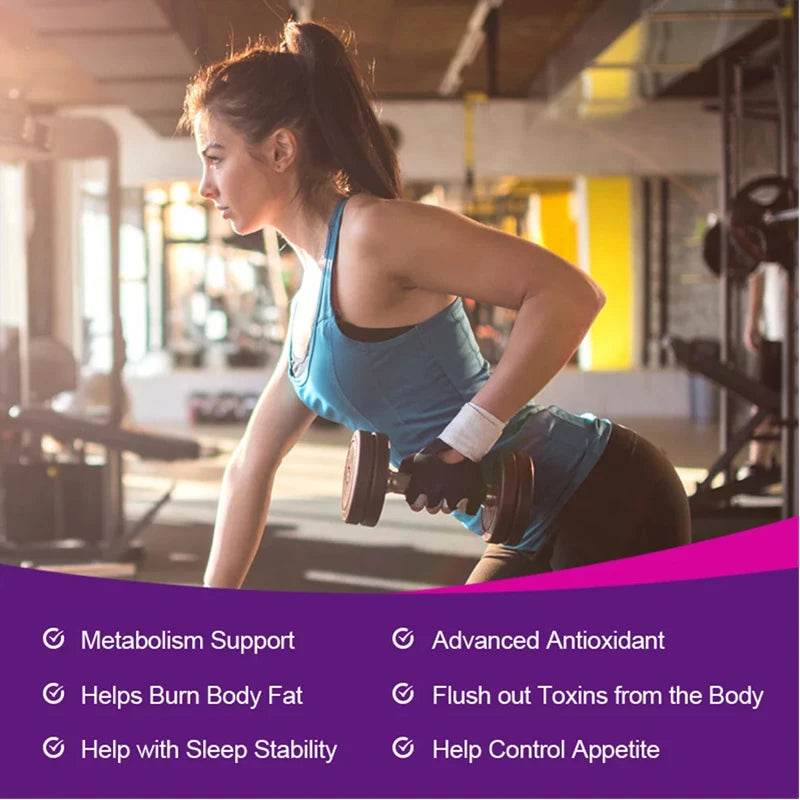 Night Fat Burner Capsules, Promote Intestinal Cleansing, Metabolism, Appetite Suppressant, Carbohydrate Blocker