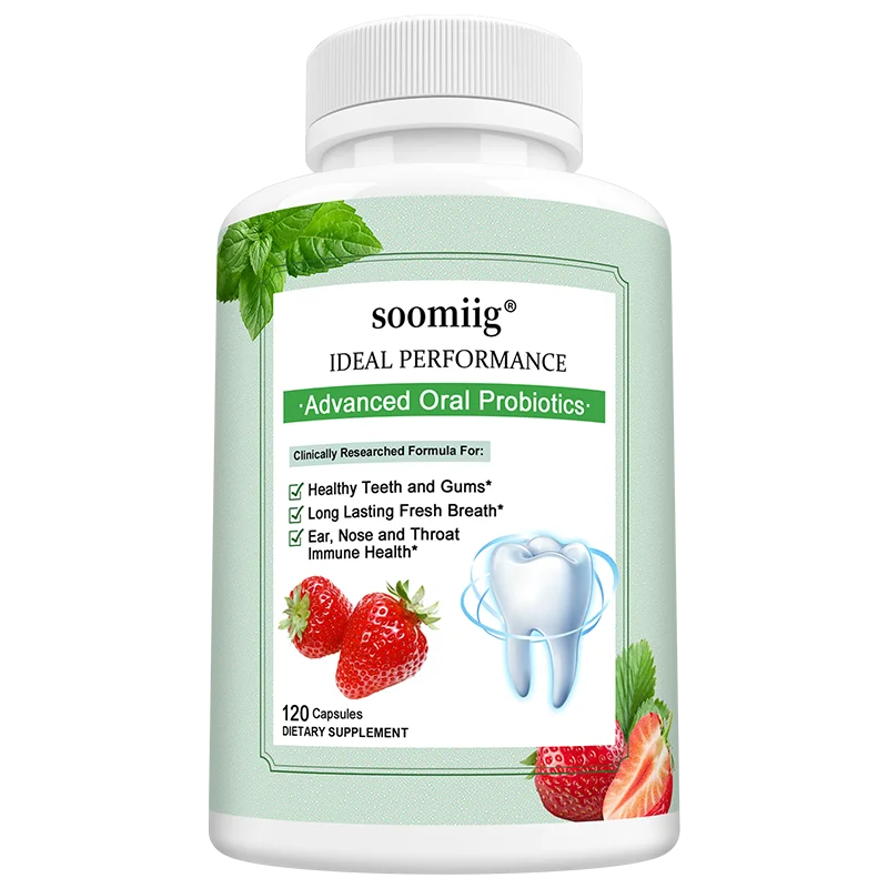 Teeth & Gums Health, Advanced 3.5 Billion CFU Oral/Dental Probiotics for Reduce Mouth Bad Breath, Ear, Nose and Throat Health