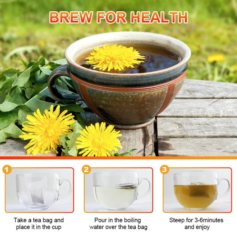 BEWORTHS 100% natural herbal dandelion extract supports immune and digestive health, liver cleansing and antioxidant activity