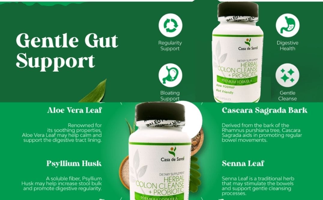 Herbal Laxative & 15 Day Colon Cleanse | Low FODMAP & GLP-1 Gentle Motility Support