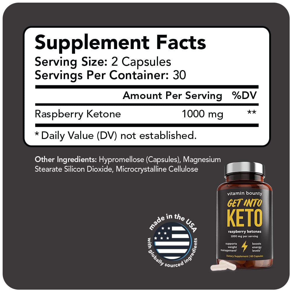 Get Into Keto - Supercharge Ketosis with Ketones by Vitamin Bounty