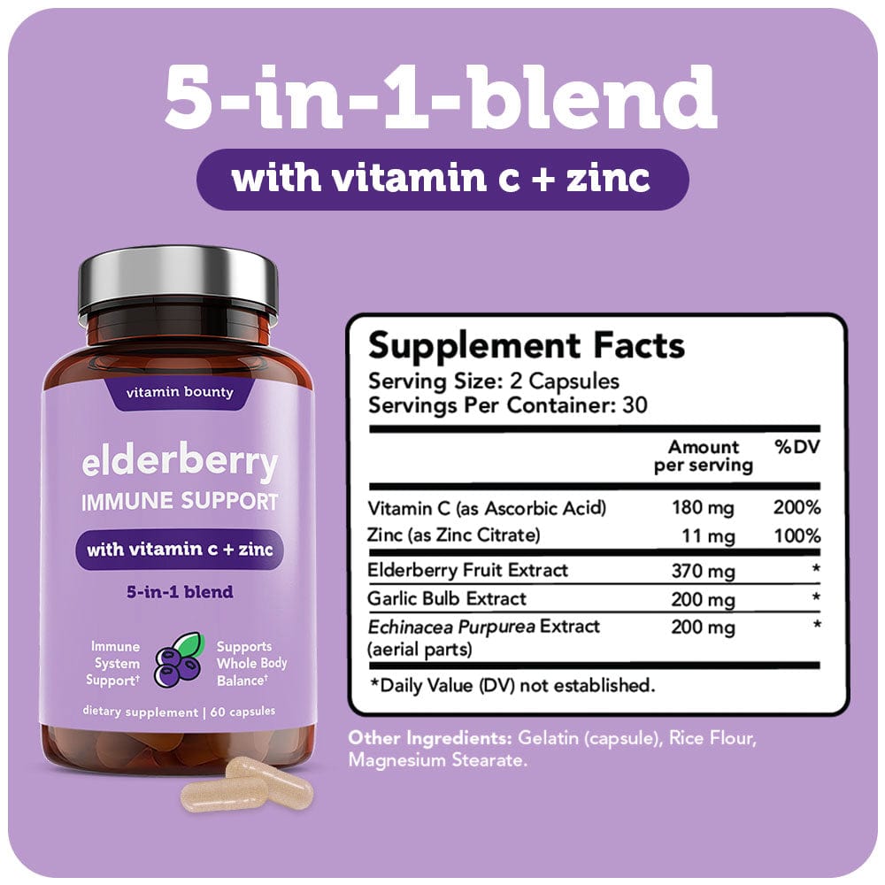 Elderberry Immune Support by Vitamin Bounty
