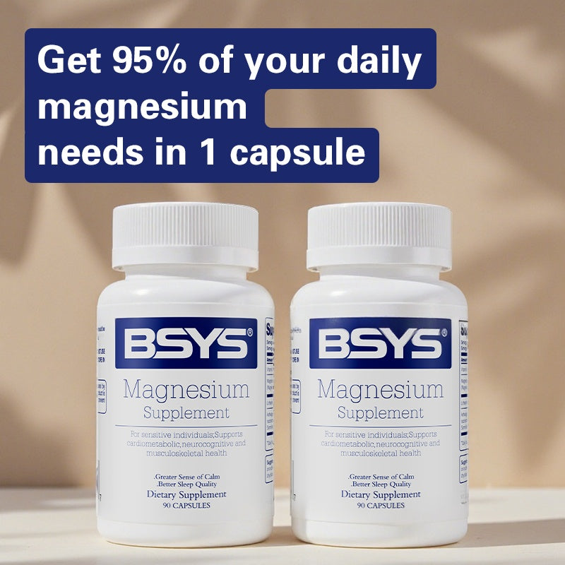 Magnesium Supplements Sleep & Anxiety Relief Aid  Muscle Relaxation Support  Heart Health & Blood Sugar Balance Formula  Cognitive Function Enhancement  Nighttime Wellness Supplement