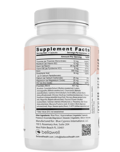 Advanced Stress Relief Formula by Bellawell