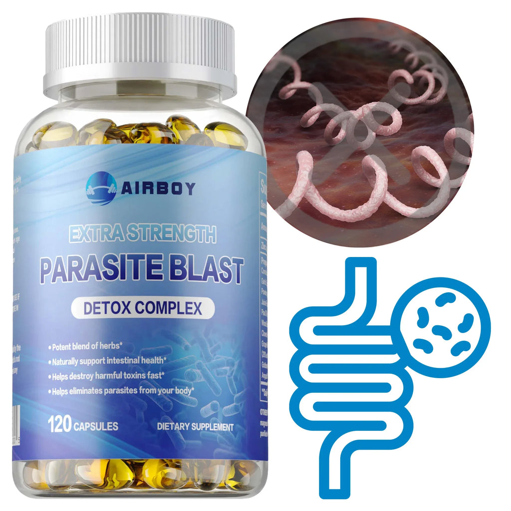Extra Strength Parasite Detox Cleanse 120 Capsules