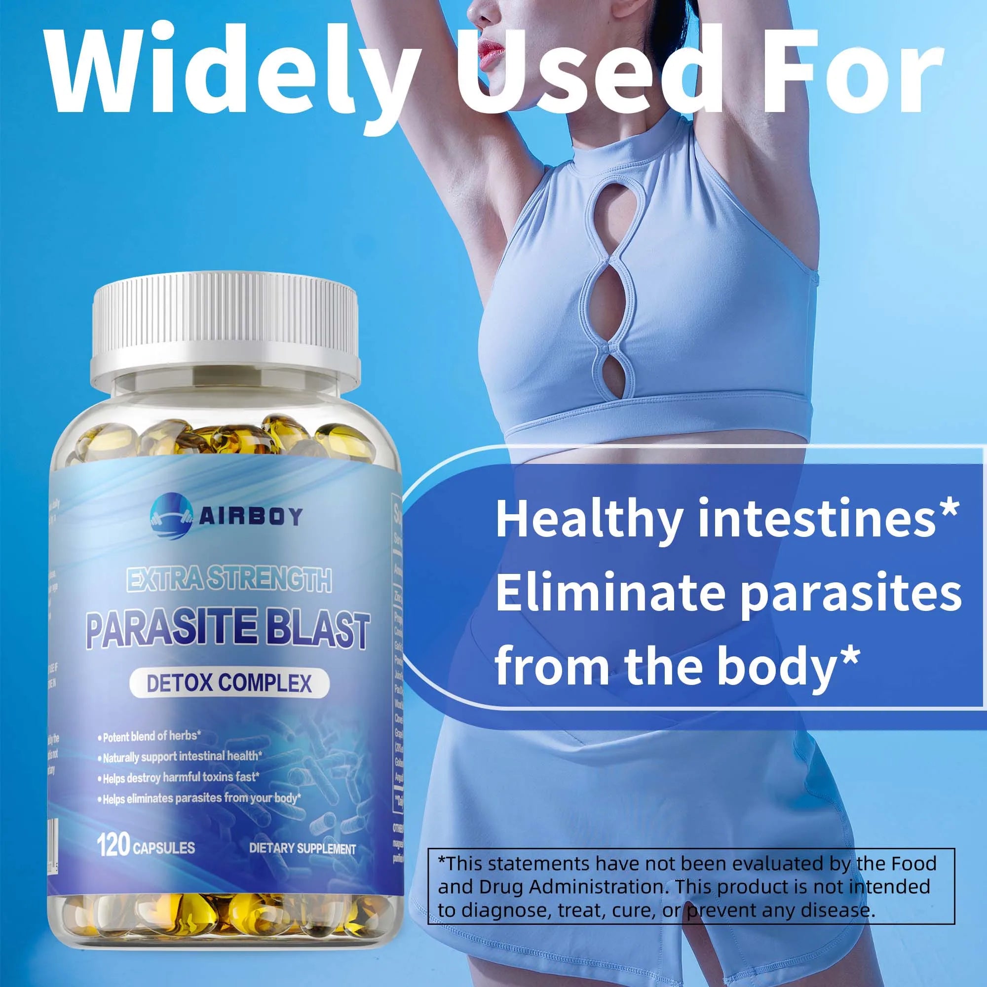 Extra Strength Parasite Detox Cleanse 120 Capsules