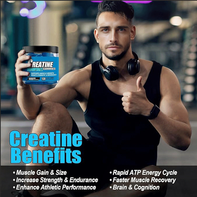 Creatine Gummies 120 Capsules-bottle
