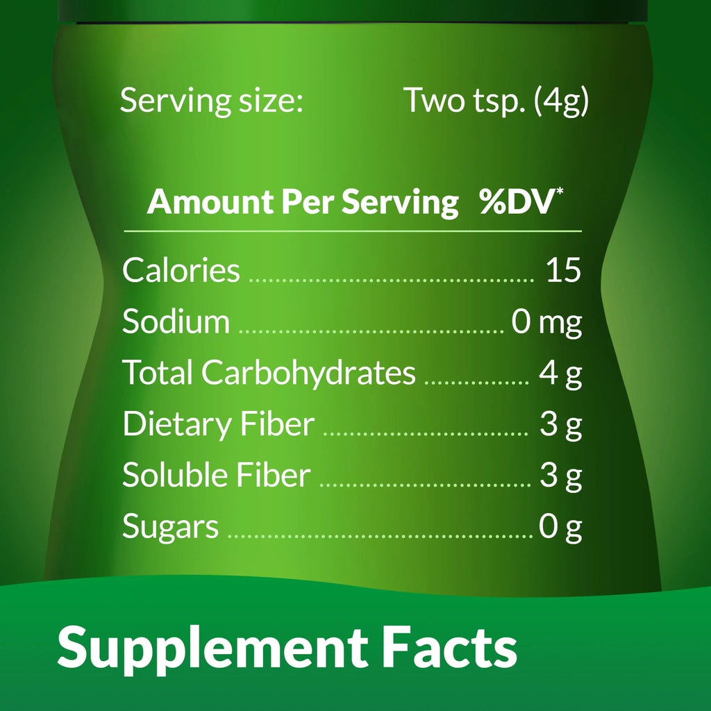 Benefiber Prebiotic Fiber Supplement, Unflavored