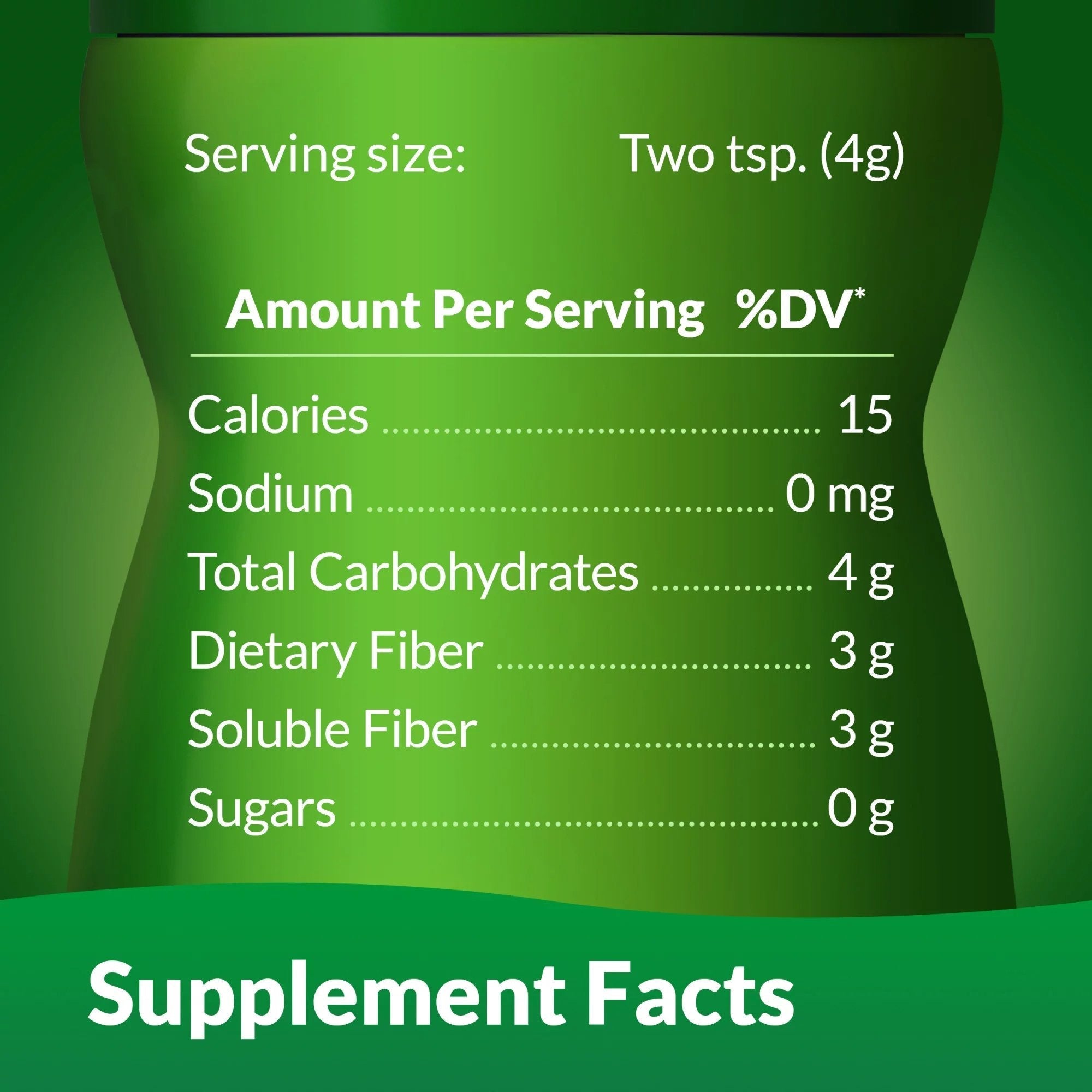 Benefiber Prebiotic Fiber Supplement, Unflavored