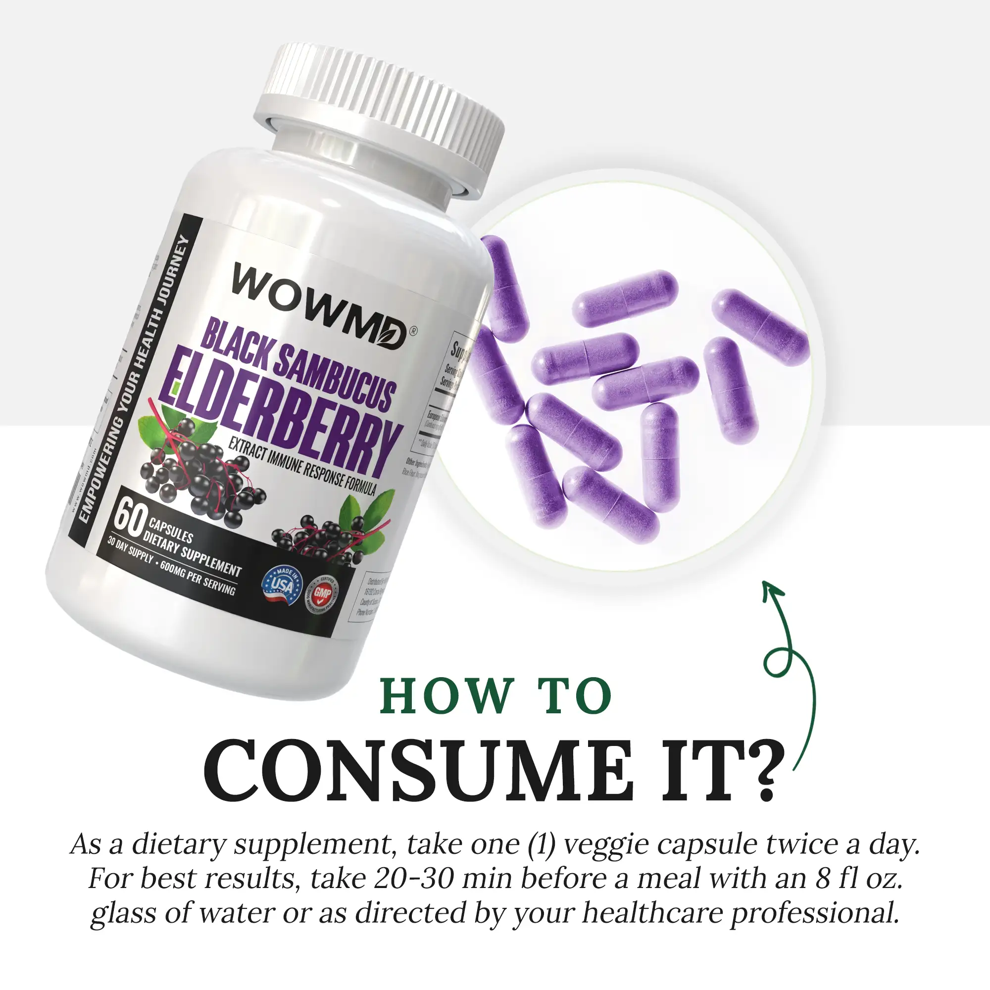 Black Sambucus Elderberry Extract