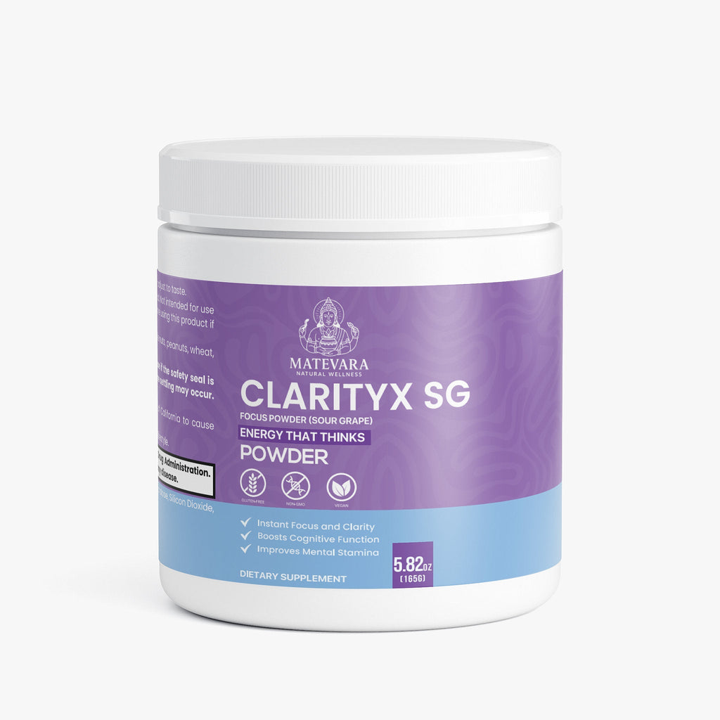 ClarityX SG Focus Powder (Sour Grape) | Mental Clarity and Sustained Energy