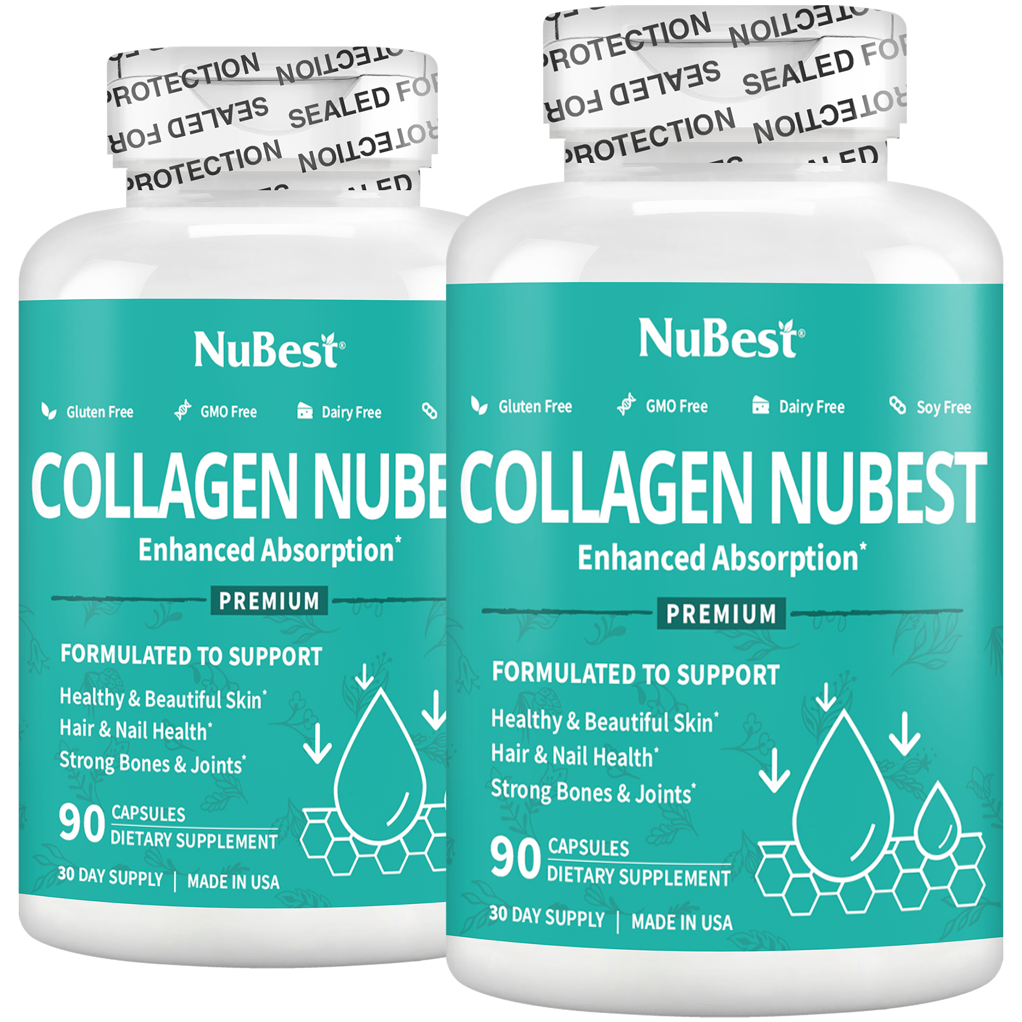 Collagen NuBest, Healthy Skin, Hair & Nails, 90 Capsules by NuBest Nutrition®