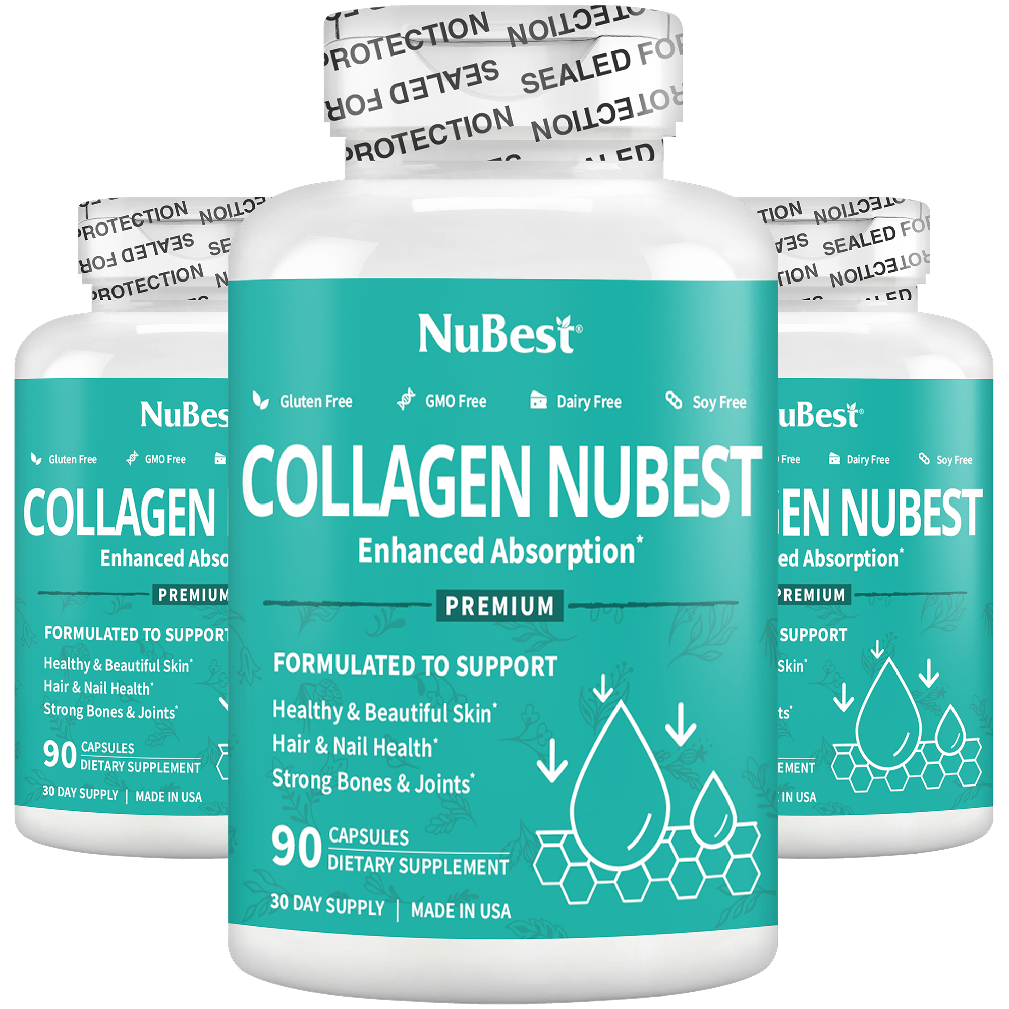 Collagen NuBest, Healthy Skin, Hair & Nails, 90 Capsules by NuBest Nutrition®