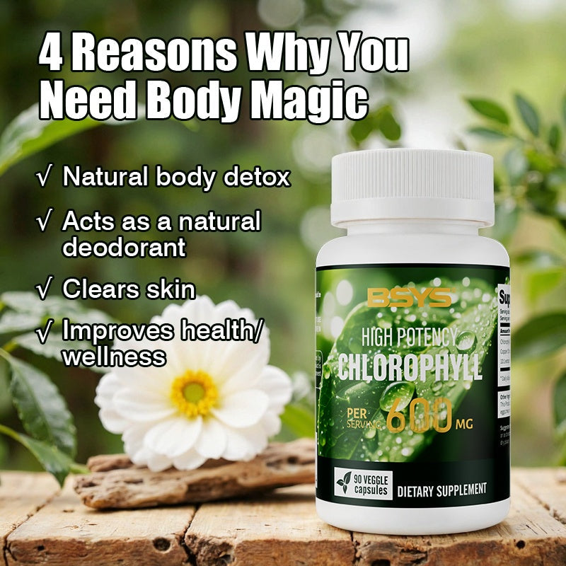 Chlorophyll Capsules  Fat Metabolism Support Aid Blood Purification & Detox Boost  Digestive Health & Constipation Relief Helper  Immune System Enhancement  Daily Detox & Wellness Supplement