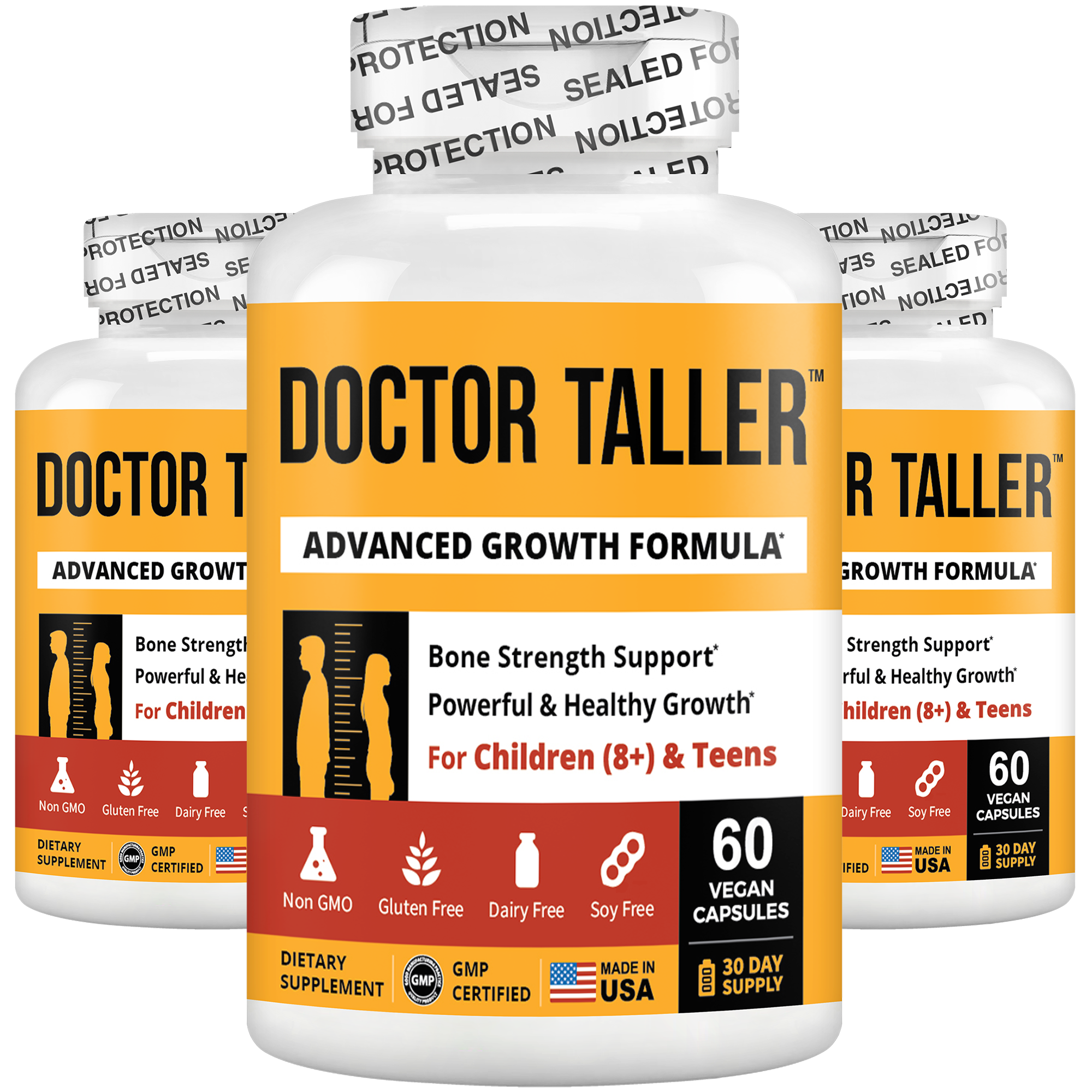 Doctor Taller, For Children (8+) & Teens, 60 Vegan Capsules by NuBest Nutrition®