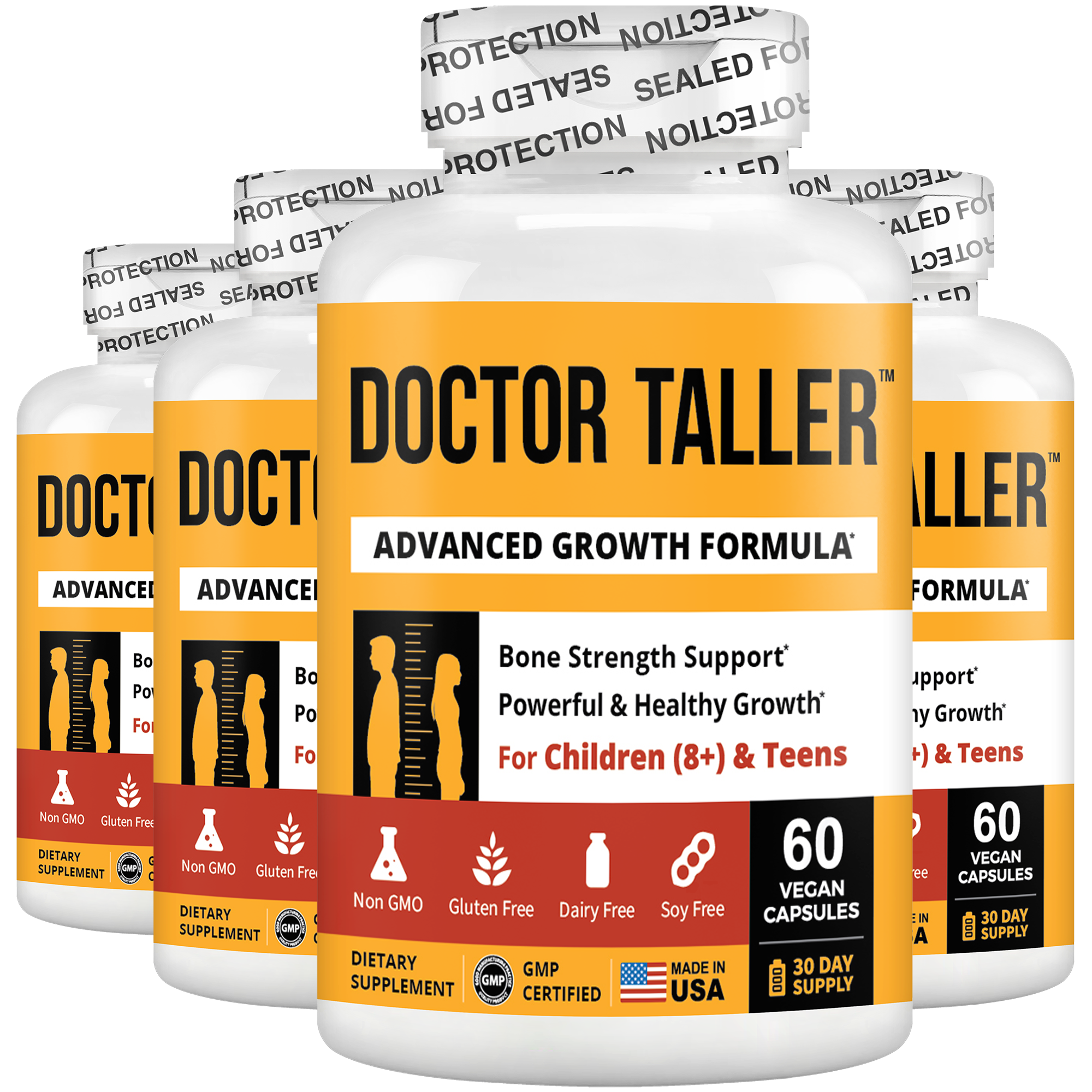 Doctor Taller, For Children (8+) & Teens, 60 Vegan Capsules by NuBest Nutrition®