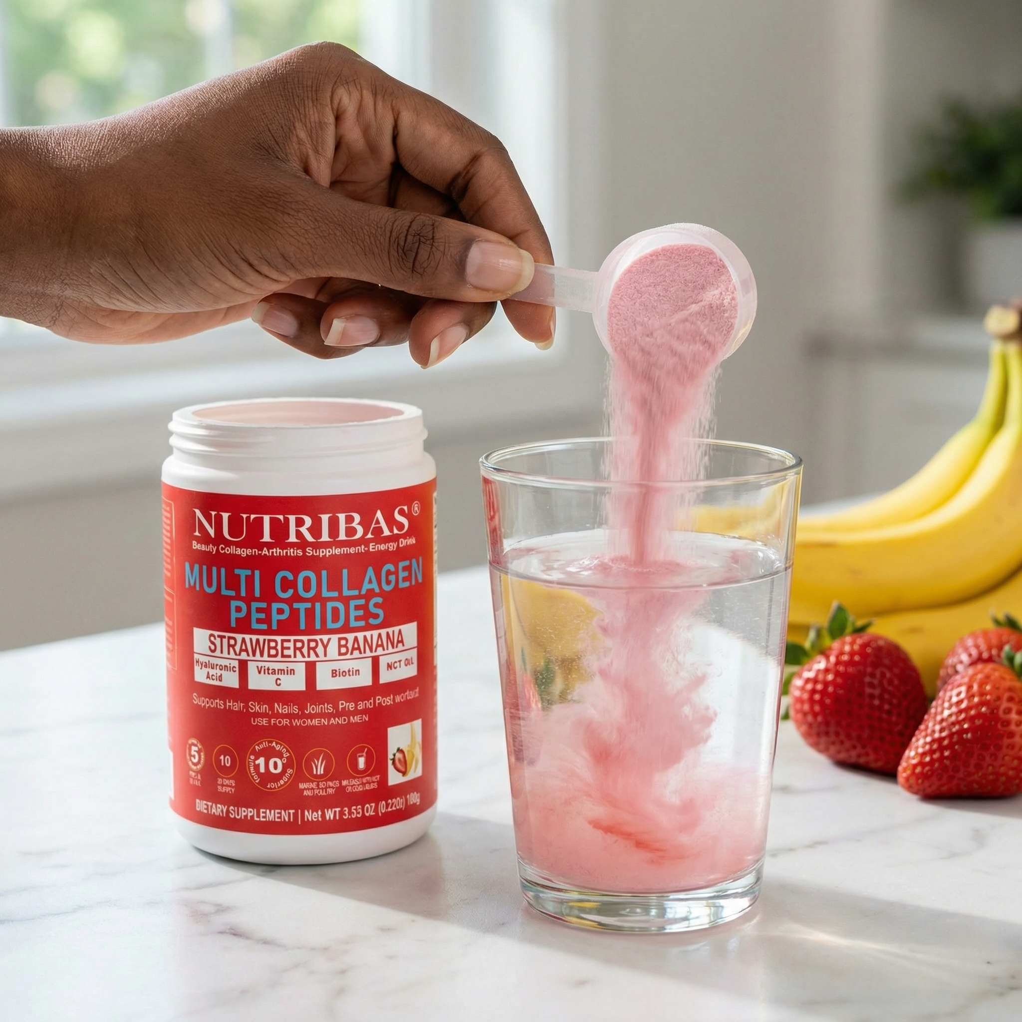 Multi Collagen Peptides Powder for Hair, Skin, Nails & Joint Support