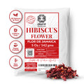 Dried Hibiscus Flowers 5oz – Loose Leaf Herbal Tea | Caffeine-Free, Non-GMO, Vegan