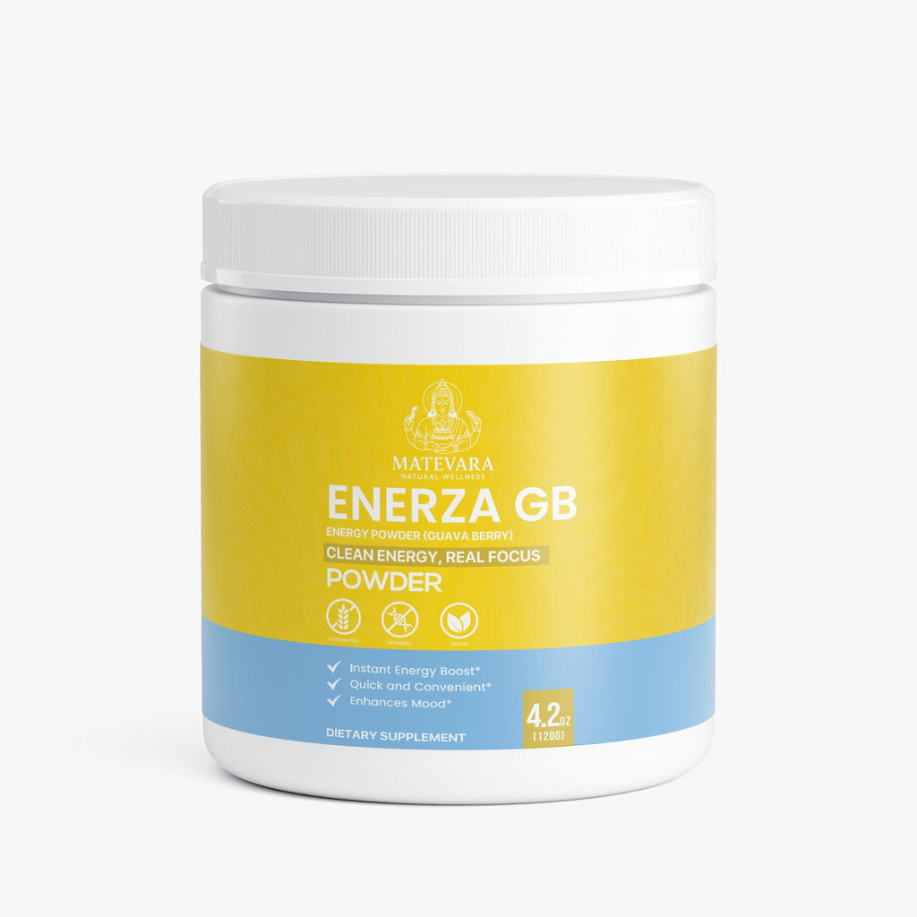 Enerza GB Energy Powder Guava Berry |Sugar-Free Focus Support | 120g