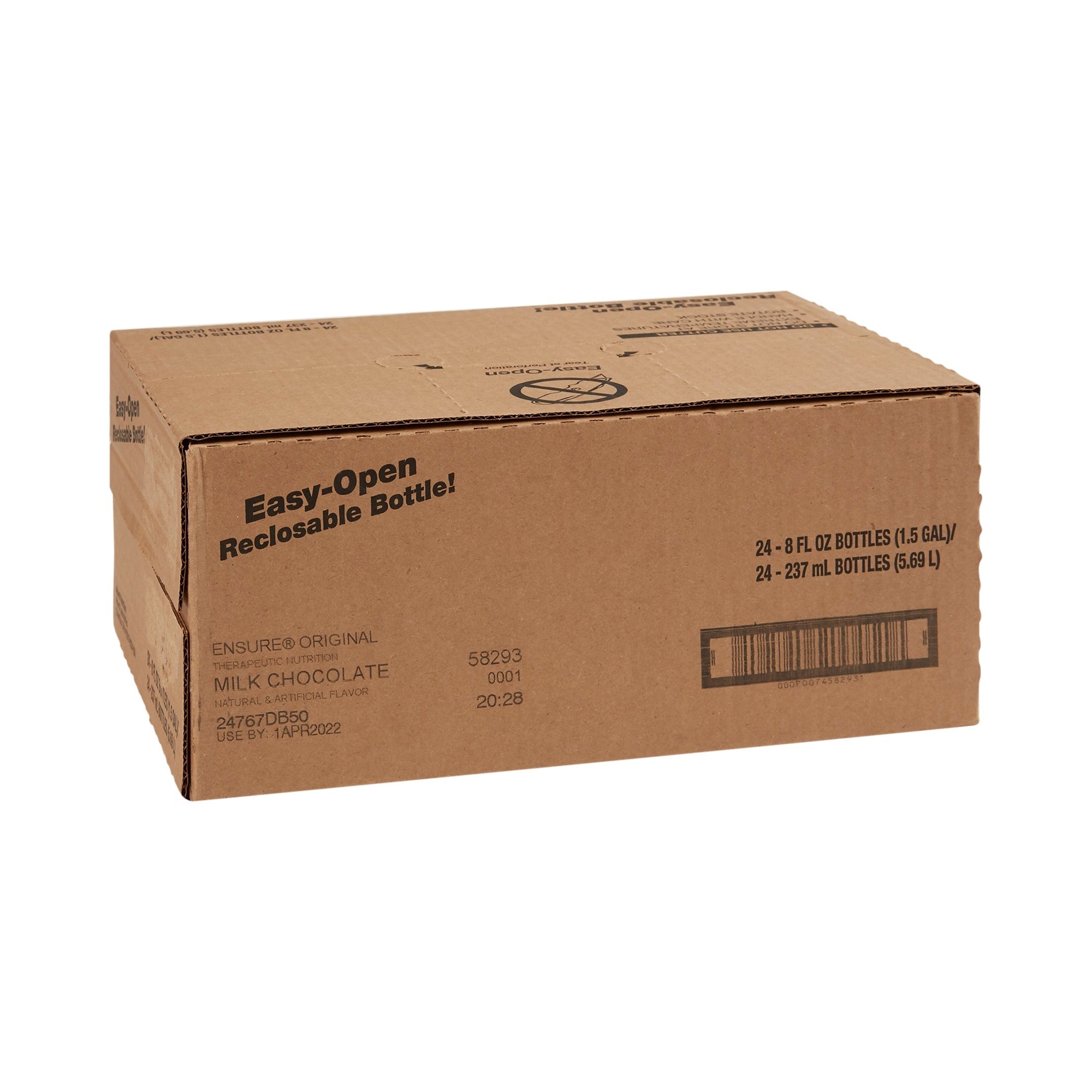 Ensure Original Therapeutic Shake, Milk Chocolate, 8 oz Bottle, CS/24