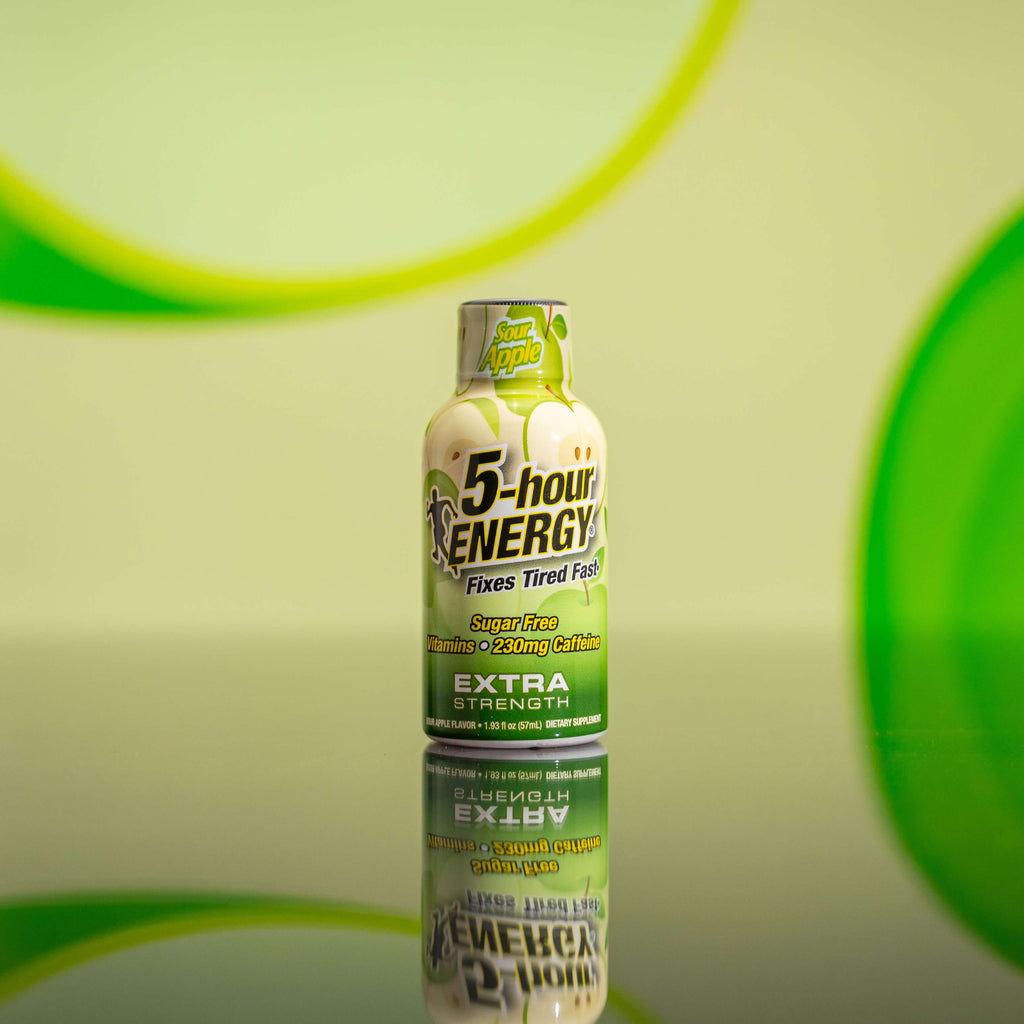 24 Pack 5-hour ENERGY Extra Strength Shots, Sour Apple Flavor Flavor, 1.93 Fl Oz