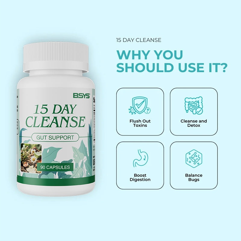 Intestinal Cleanse Capsules  Promote Regular Bowel Movements Digestive System Detox Support Gut Health DailyDetox GutHealthCare