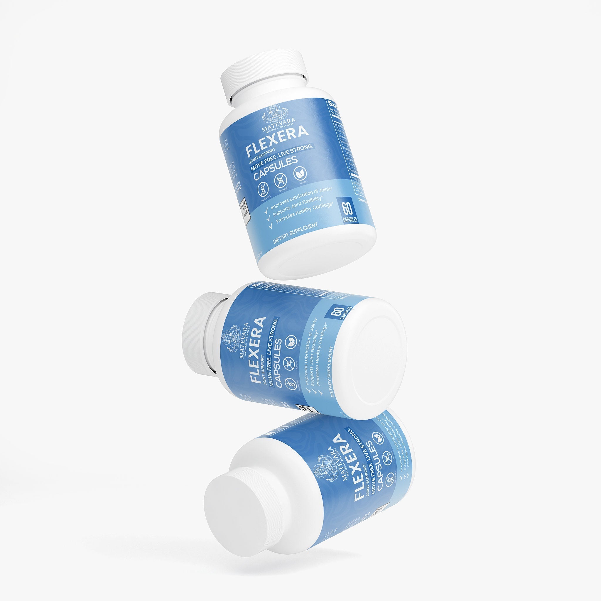 Flexera Joint Support | Joint Flexibility & Comfort Supplement | 60 Vegan Capsules