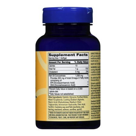 Foster & Thrive Omega-3 Fish Oil Supplement, 1000 mg, 60 soft gels