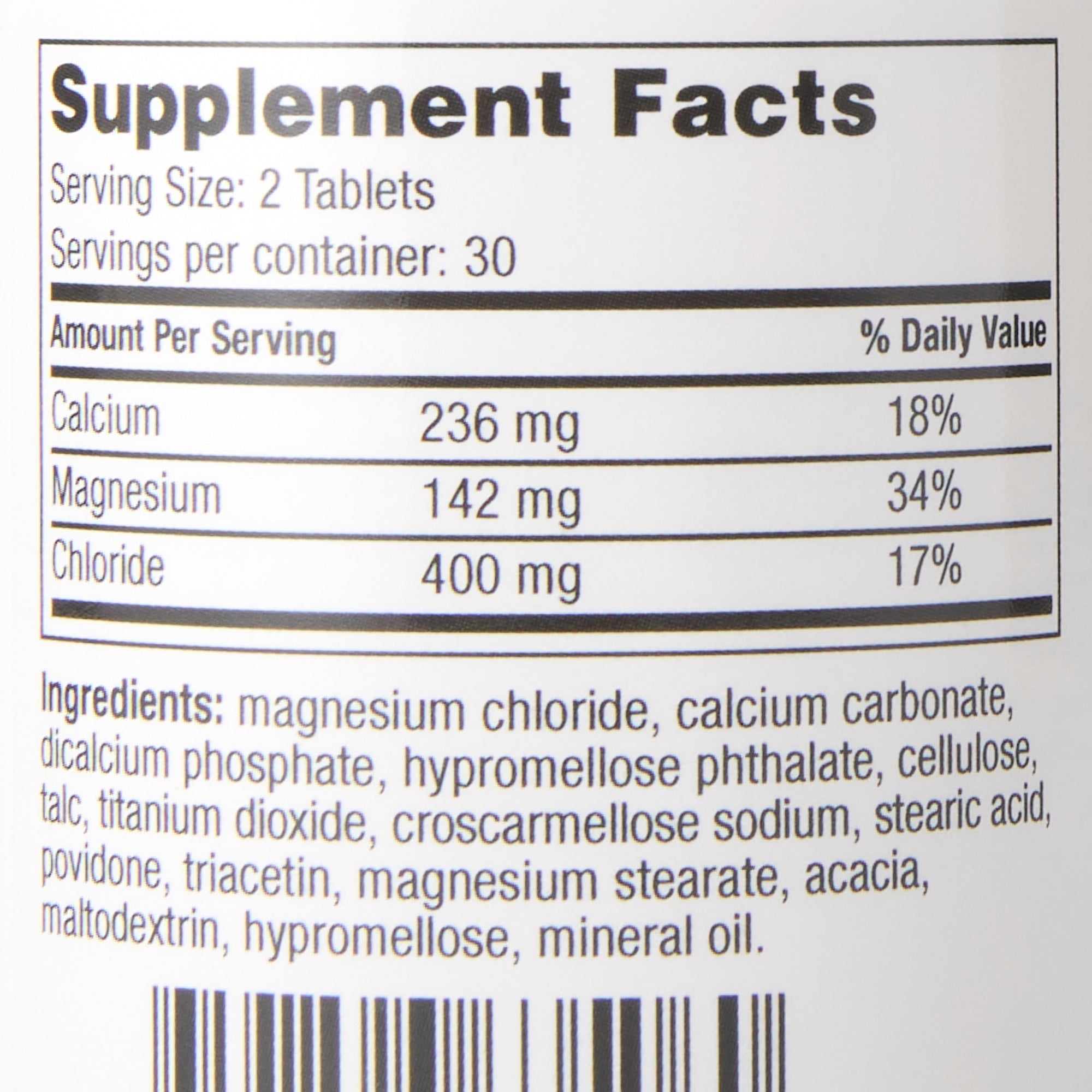 Geri-Care Calcium Magnesium Chloride Supplement