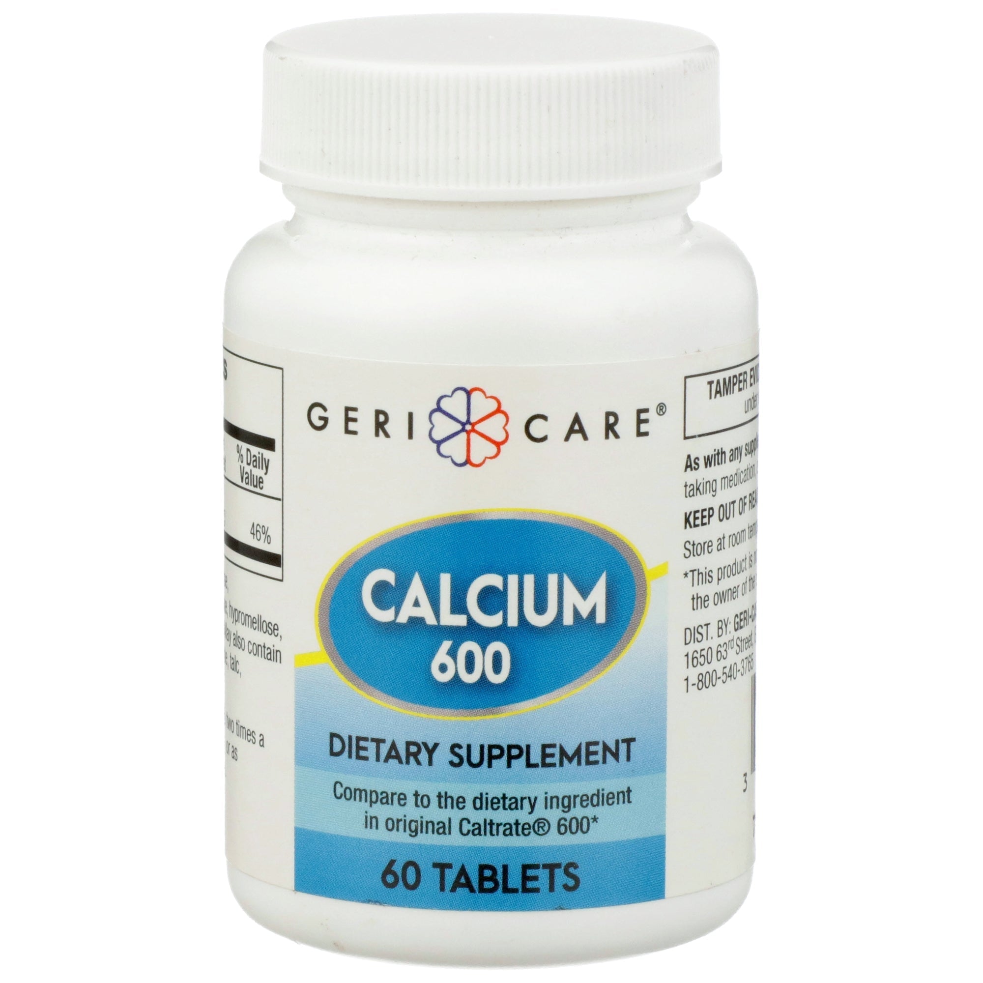 Geri-Care Calcium Supplement, 600 mg