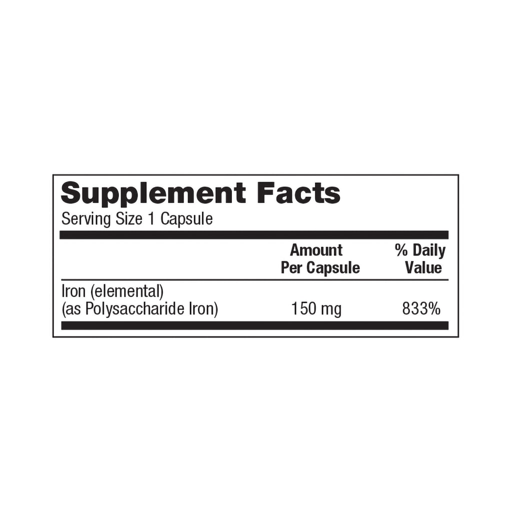 Geri-Care Ferric X-150 Iron Supplement, 150 mg