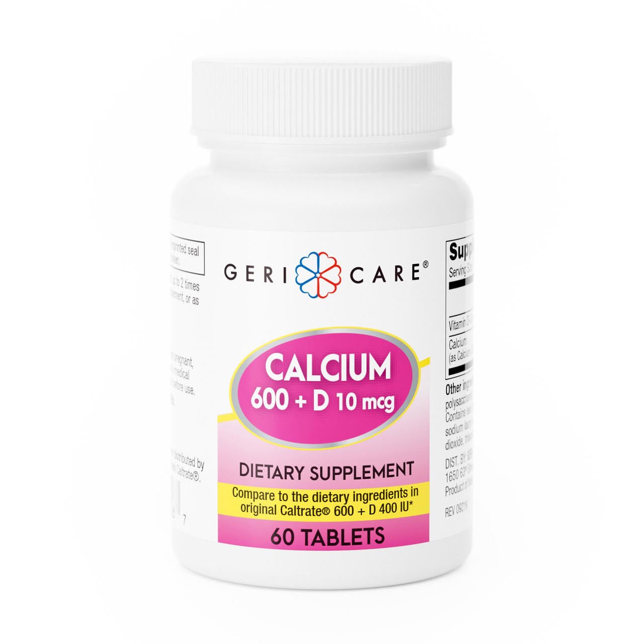 Geri-Care Joint Health Supplement, Calcium (600 mg) / Vitamin D (400 IU)
