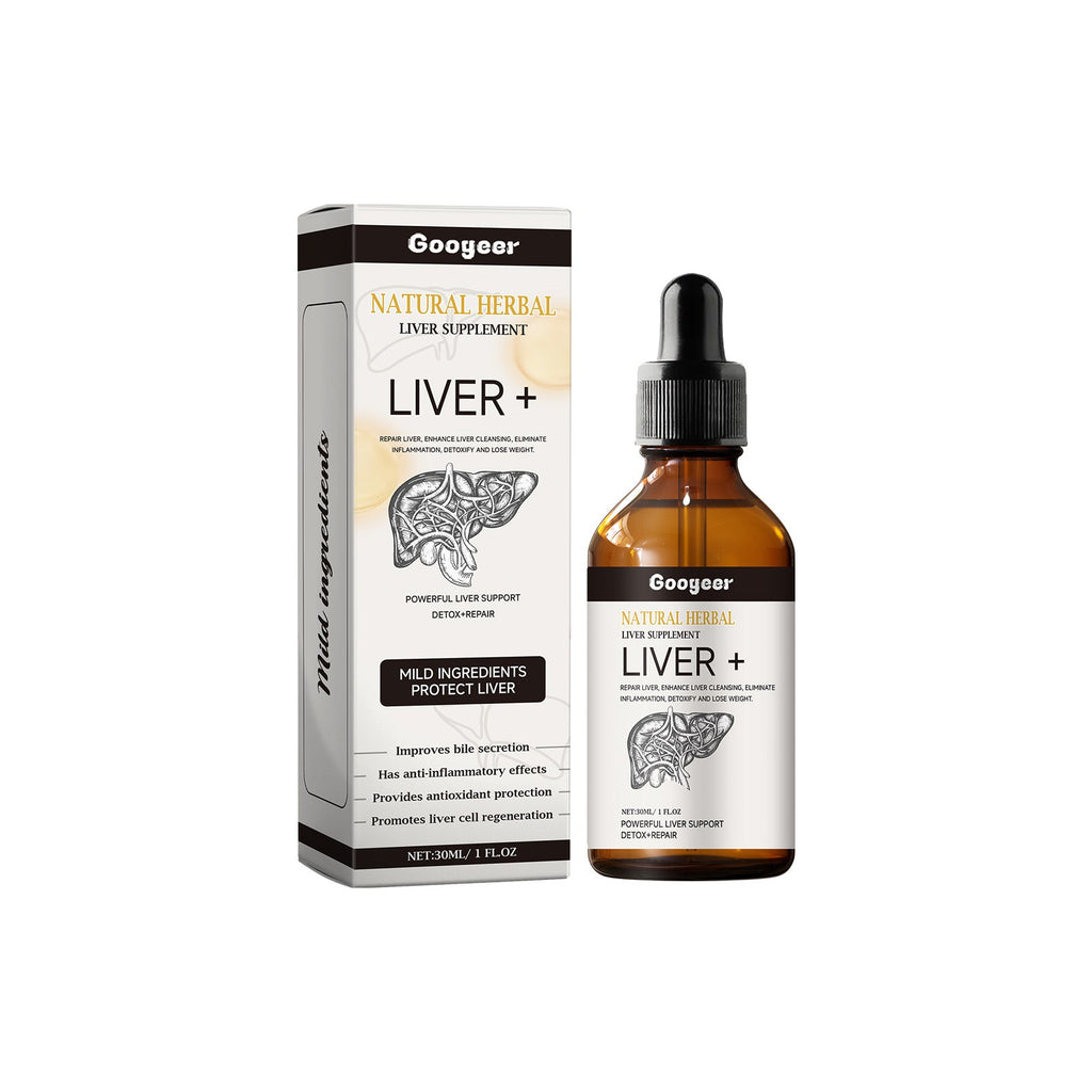 Liver+ Natural Herbal Supplement – Powerful Liver Support for Detox, Repair & Protection | 30ml / 1 fl oz