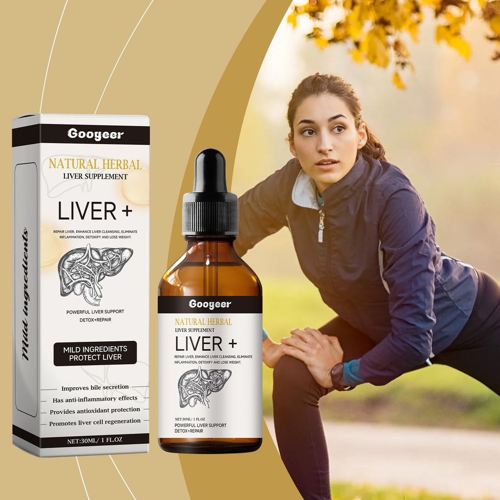 Liver+ Natural Herbal Supplement – Powerful Liver Support for Detox, Repair & Protection | 30ml / 1 fl oz